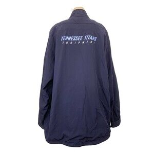 Tennessee Titans Equipment Jacket Size XL X Large 50" Long Sleeve Reebok